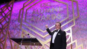 Dr. Tony Alamo at the USC alumni awards